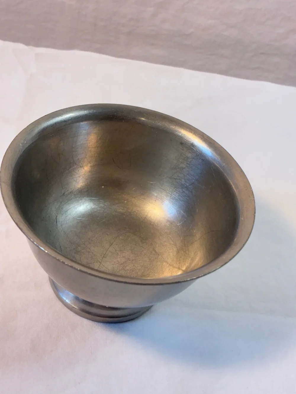 Vintage Pewter Footed Bowl